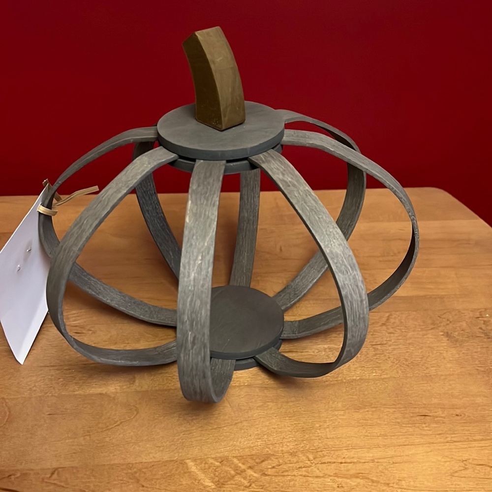 Longaberger Bentwood Pewter Pumpkin